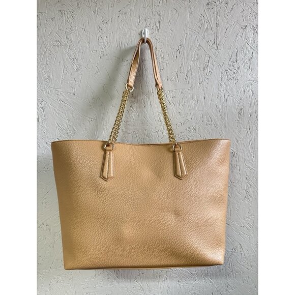 INC International Concepts Zoiey chain strap women's XL tote bag -English Walnut - Picture 1 of 8